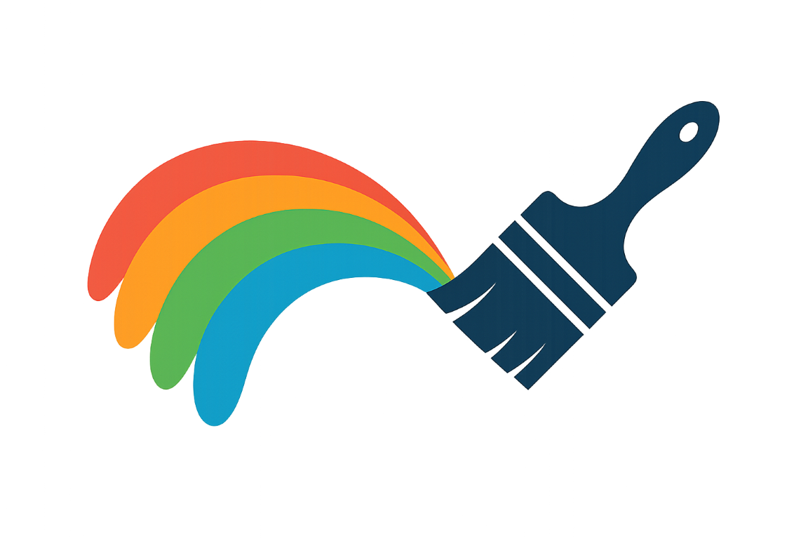 Logo de empresa de pintores